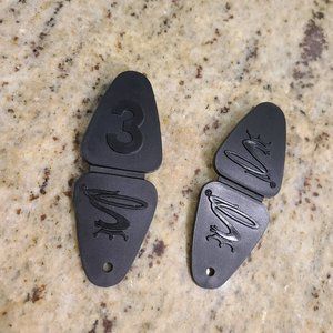 Cobra King Head Cover Snap on Tags. Set of 2. #3 and Driver